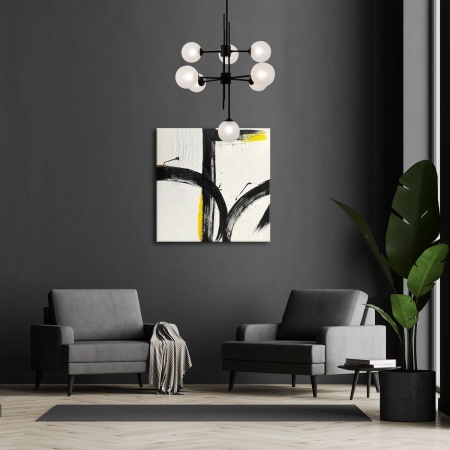 Подвесная люстра Eurosvet Volver 50383 черный Smart