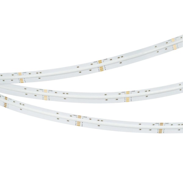 Светодиодная лента Arlight 15W/m 768LED/m CSPSMD холодный белый + разноцветный 5М COB-X768-12mm 24V 041787