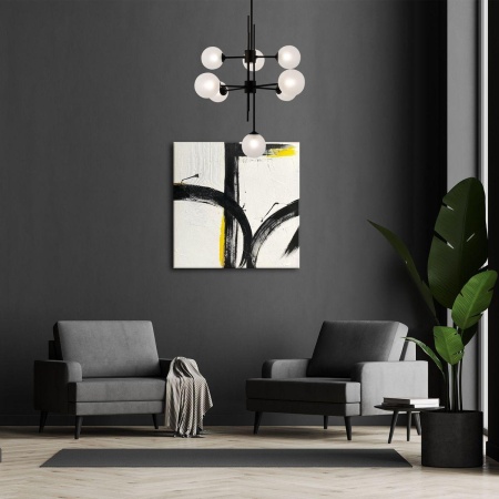 Подвесная люстра Eurosvet Volver 50383 черный Smart