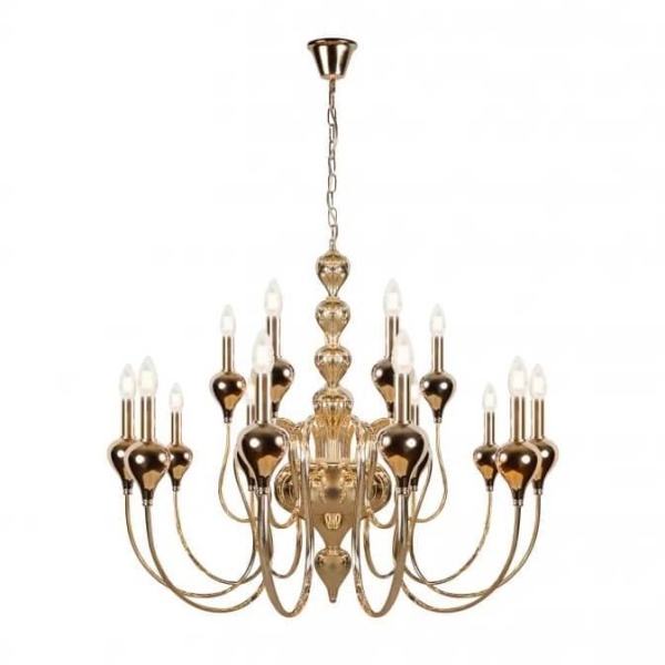 Подвесная люстра iLamp Lady 88003-10+5 GD