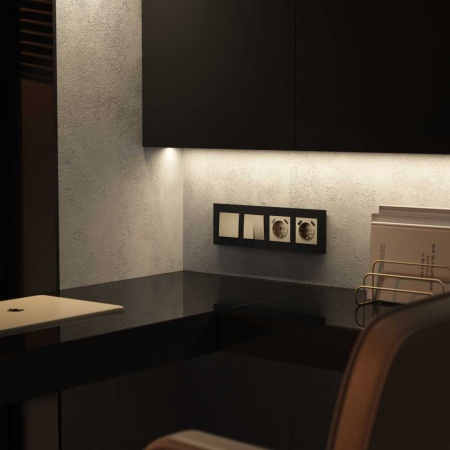 Выключатель Werkel одноклавишный шампань W1110011 4690389157073