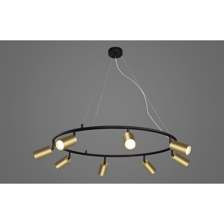 Подвесная люстра Crystal Lux CLT 015C8 D800 BL-GO