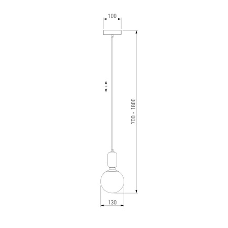 Подвесной светильник Eurosvet 50158/1 белый
