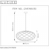 Подвесной светильник Lucide Wolfram 21417/65/30