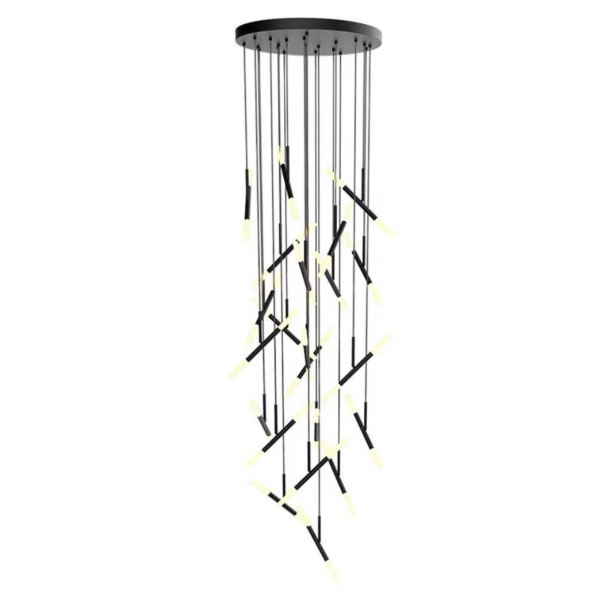 Люстра подвесная Alfa Light F3024-41 BLACK