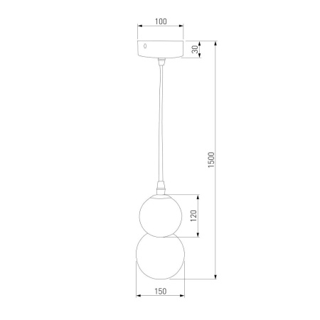 Подвесной светильник Eurosvet Polar 50251/1 LED серый
