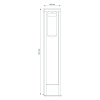 Уличный светильник Gauss Aura GD020