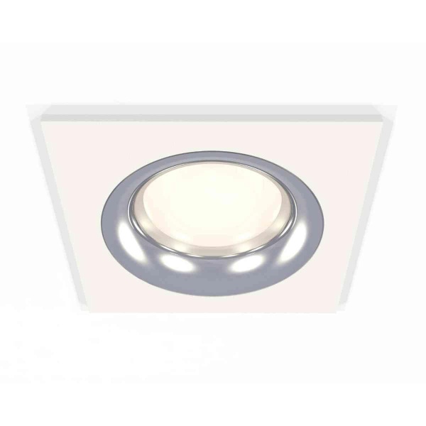 Комплект встраиваемого светильника Ambrella light Techno Spot XC7631003 SWH/PSL белый песок/серебро полированное (C7631, N7012)