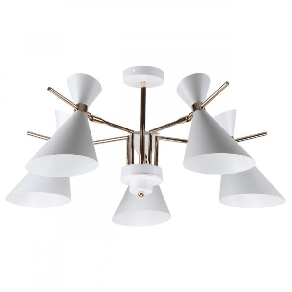 Потолочная люстра IMEX MD.0702-5-S WH+FGD