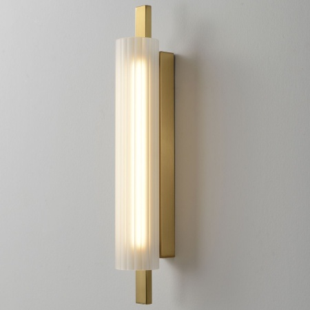 Настенный светодиодный светильник Crystal Lux Tunnel AP10 Led Brass