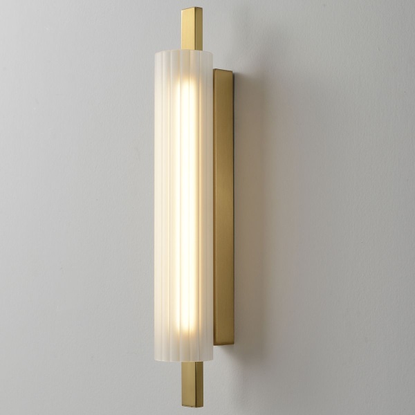 Настенный светодиодный светильник Crystal Lux Tunnel AP10 Led Brass