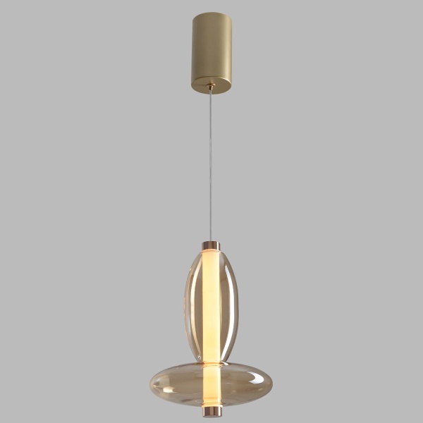 Подвесной светодиодный светильник Crystal Lux Quasar SP10W Led Amber