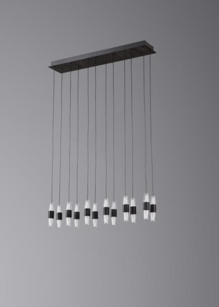 Люстра подвесная Alfa Light F3024-47 BLACK