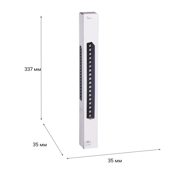 Трековый светодиодный светильник Reluce 13004-9.3-001UR magnetic LED18W BK