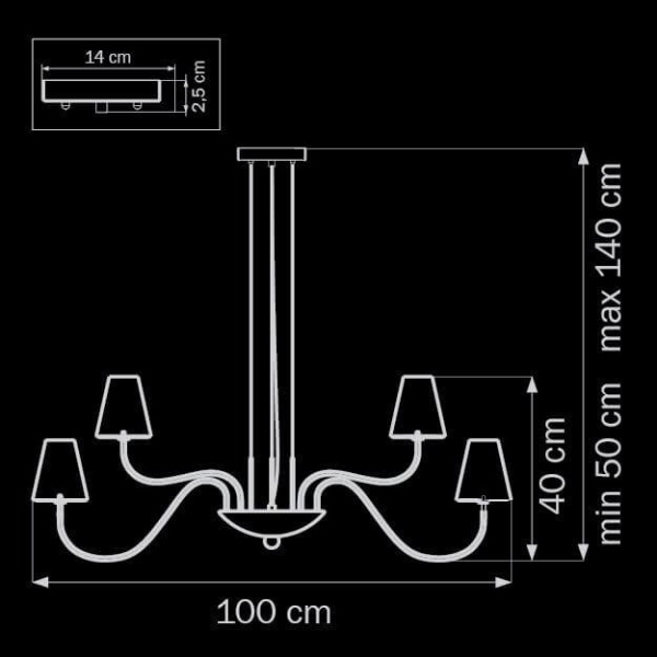 Подвесная люстра Lightstar Diafano 758164