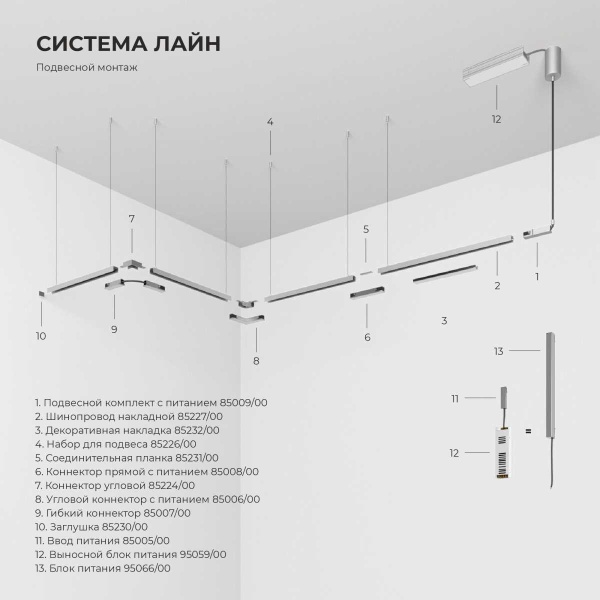 Блок питания 150W никель Elektrostandard 95066/00_система Лайн a072718