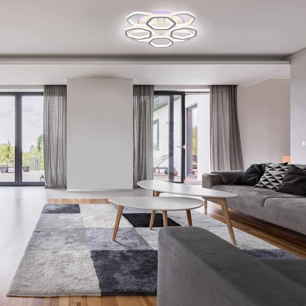 Потолочная светодиодная люстра Escada Centauri 10263/8LED BL