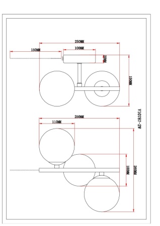 Бра Moderli Renny V10787-2W