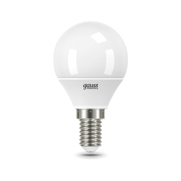 Лампа светодиодная Gauss E14 12W 4100K матовая 53122