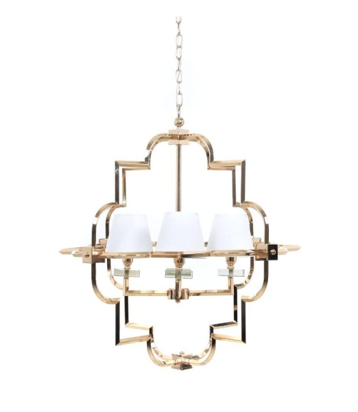 Подвесная люстра Lumina Deco Baltimore LDP 8020-4 GD+WT