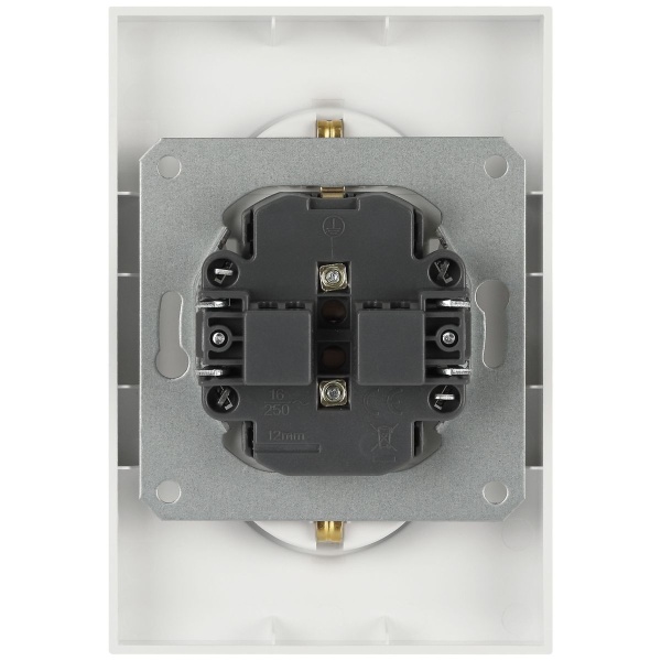 Розетка ЭРА Arktik 16-2104-08 двойная с заземлением 2X2P+E Schuko 16А-250В белый матовый Б0070451