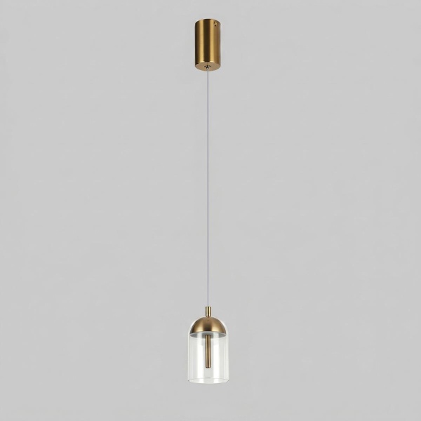Подвесной светильник Eurosvet Palm 201056/1 LED латунь a072228
