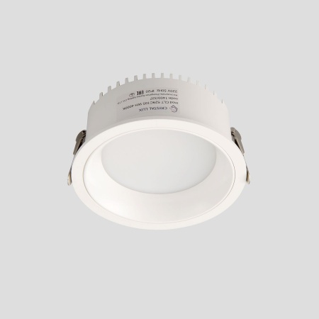 Встраиваемый светодиодный светильник Crystal Lux CLT 529C105 WH 4000K