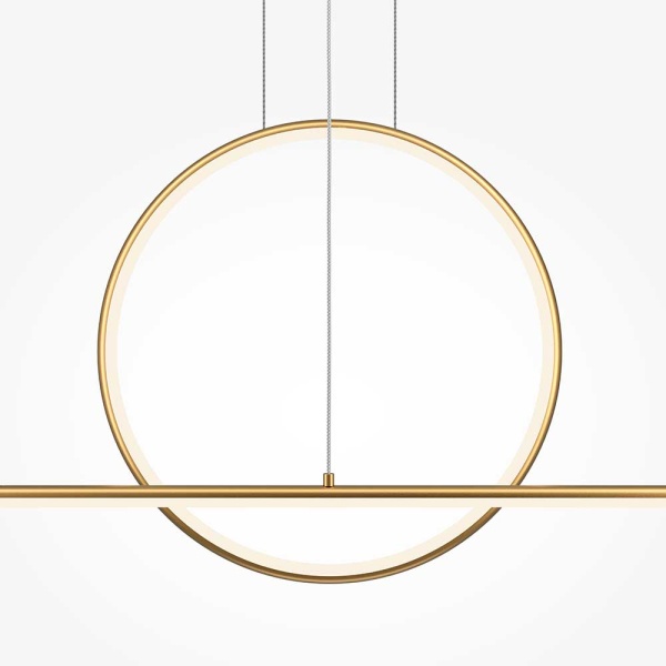 Подвесной светодиодный светильник Maytoni Halo MOD247PL-L49BSK