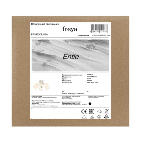 Потолочная люстра Freya Энтле / Entle FR5465CL-05W