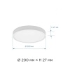 Накладная светодиодная панель Apeyron 06-42