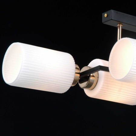 Потолочный светильник ILLUMICO IL0809-4ASQ-25 BK AB NAPLES