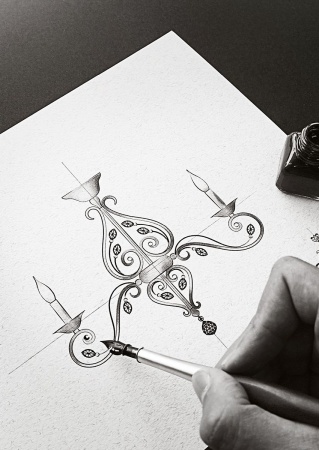 Подвесная люстра Maytoni Leaves RC109-PL-08-R