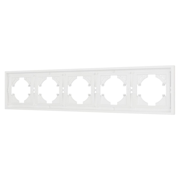 Рамка пластиковая FRM-TENDO-SFPL-5-WH Arlight 054660