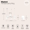 Подвесная люстра Maytoni Ring MOD013PL-06W
