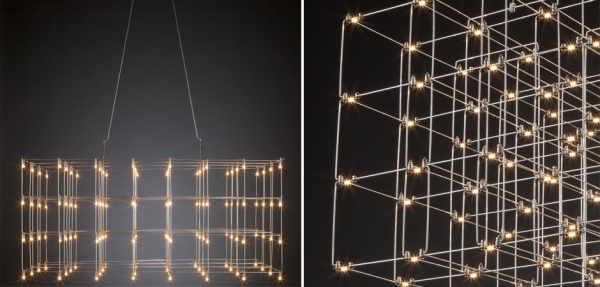 Подвесная люстра Imperium Loft Quasar Cosmos Square Led Pendant Light 80/80/200 252290-22