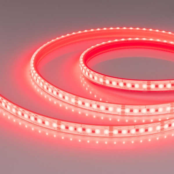 Светодиодная лента герметичная DOT-PFS-X120-12mm 24V RGB (14 W/m, IP68, 5m) Arlight 058096