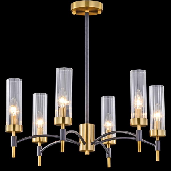 Потолочный светильник ILLUMICO IL5177-6PLS-29 BRASS TUBO