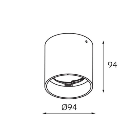 Потолочный светильник Italline SKY black + SKY R white
