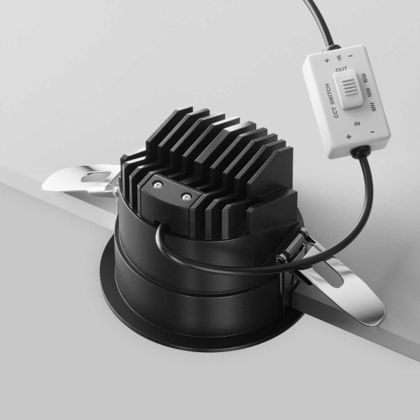 Встраиваемый светильник Maytoni Technical DL100-12W2.7-3-4K-RD-B