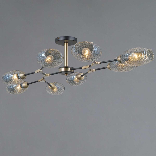 Светильник потолочный Illumico IL0272-8CSQ-25 BK AB TRENTO