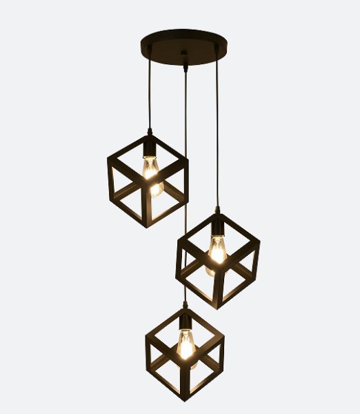 Люстра подвесная Alfa Light F3524-45 Black E27*1