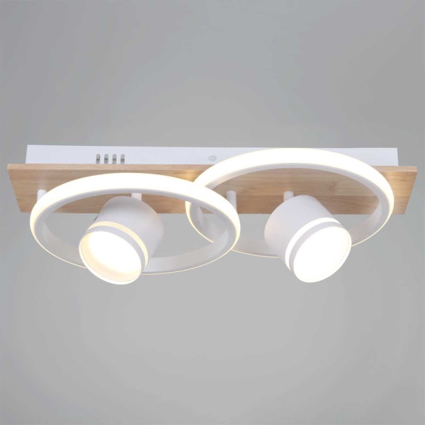 Потолочный светильник Reluce 29560-0.3-2+2 WH+WOOD