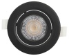 Светильник светодиодный встраиваемый ЭРА KL LED 25A-5 3K BK 5Вт 3000К круглый поворотный черный Б0068164