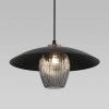 Подвесной светильник Eurosvet Kamari 50259/1 черный/дымчатый