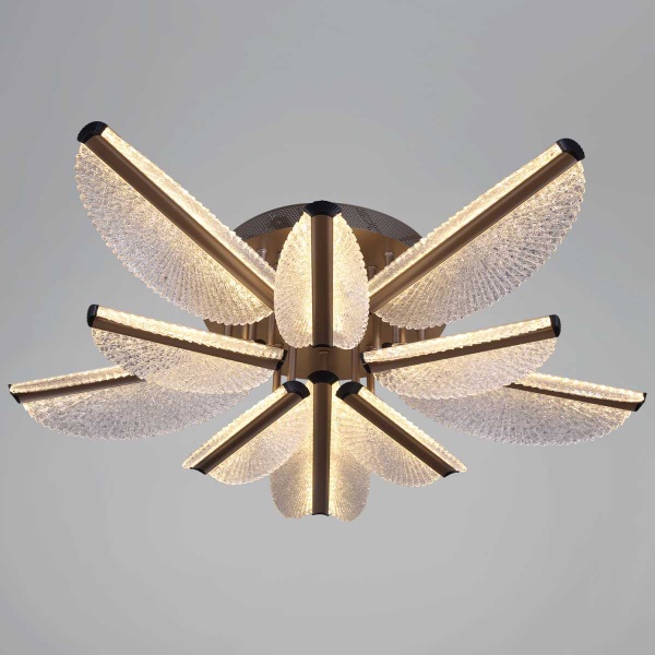 Потолочный светильник Reluce 00490-0.3-5+5 champagne silver