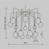 Подвесная люстра Maytoni Branch MOD176PL-16G