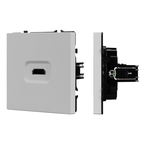 Механизм HDMI розетки SCT-NOBE-MHD1-SFPL-IS Arlight 061845