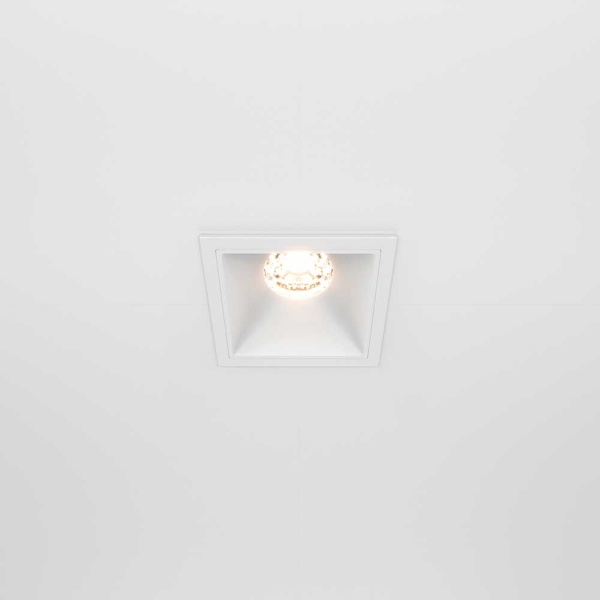 Встраиваемый светильник Maytoni Alfa LED DL043-01-10W3K-D-SQ-W