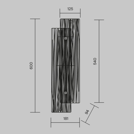 Бра Maytoni MOD439WL-L10BSK