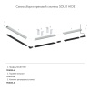 Торцевая заглушка для профиля Denkirs Solid Hide TR3021-AL